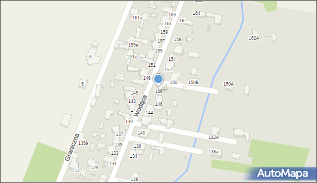 Bukowno, Wodąca, 148, mapa Bukowno