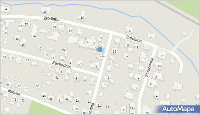 Bydgoszcz, Wodna, 7, mapa Bydgoszczy