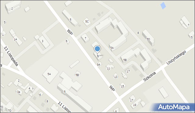 Ciechanowiec, Wojska Polskiego, 9, mapa Ciechanowiec