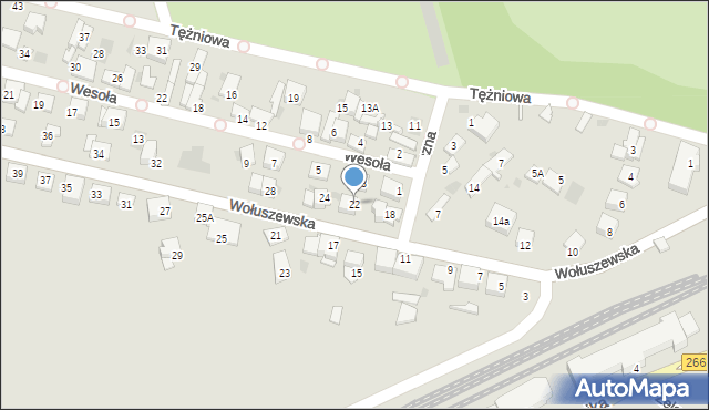 Ciechocinek, Wołuszewska, 22, mapa Ciechocinek