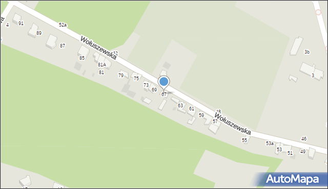 Ciechocinek, Wołuszewska, 67, mapa Ciechocinek