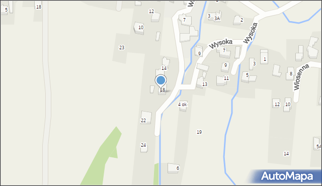 Czaniec, Wodna, 20, mapa Czaniec