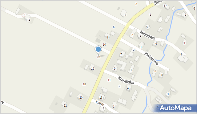 Czaszyn, Woźniaka Romana, ks., 12, mapa Czaszyn