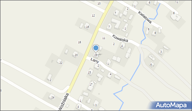 Czaszyn, Woźniaka Romana, ks., 13, mapa Czaszyn