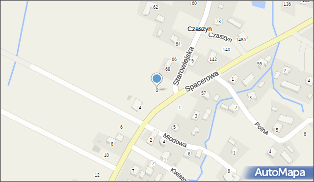 Czaszyn, Woźniaka Romana, ks., 2, mapa Czaszyn