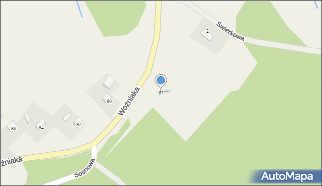 Czaszyn, Woźniaka Romana, ks., 67, mapa Czaszyn