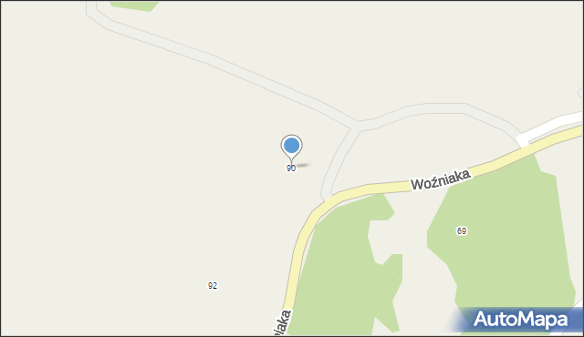 Czaszyn, Woźniaka Romana, ks., 90, mapa Czaszyn