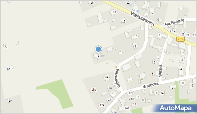 Czersk, Wójtowska, 5, mapa Czersk