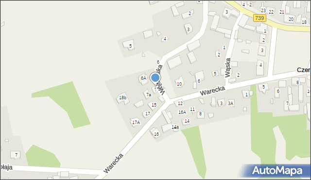 Czersk, Wójtowska, 7, mapa Czersk