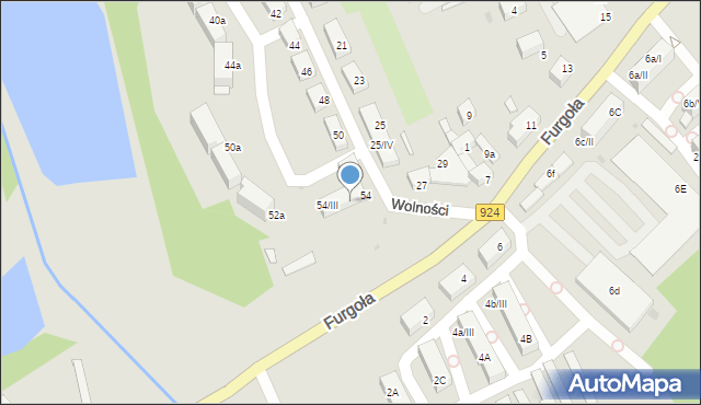 Czerwionka-Leszczyny, Wolności, 54/I, mapa Czerwionka-Leszczyny