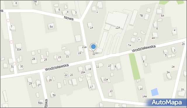 Czyżowice, Wodzisławska, 12, mapa Czyżowice