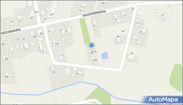 Czyżowice, Wodzisławska, 14, mapa Czyżowice