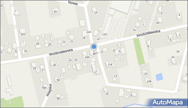 Czyżowice, Wodzisławska, 18, mapa Czyżowice