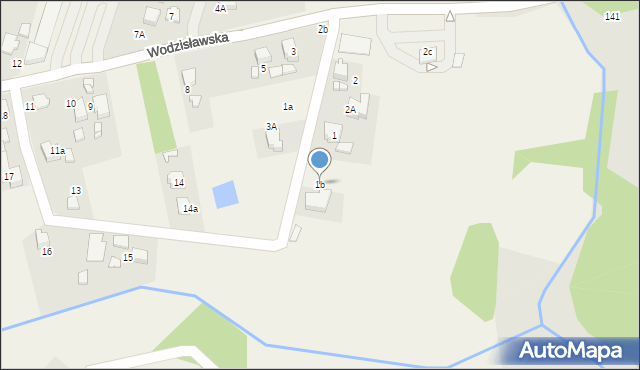 Czyżowice, Wodzisławska, 1b, mapa Czyżowice