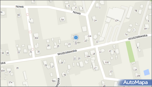 Czyżowice, Wodzisławska, 21, mapa Czyżowice