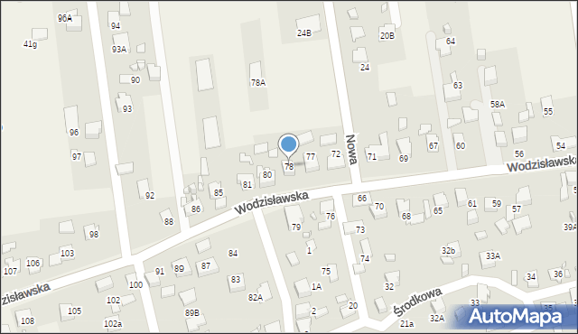 Czyżowice, Wodzisławska, 78, mapa Czyżowice