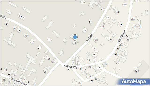 Daleszyce, Wójtostwo, 2, mapa Daleszyce