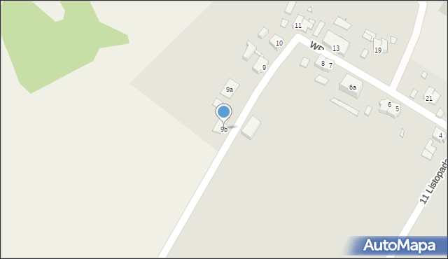 Dobra, Wojska Polskiego, 9b, mapa Dobra