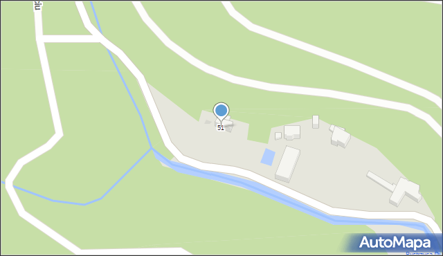 Duszniki-Zdrój, Wojska Polskiego, 51, mapa Duszniki-Zdrój