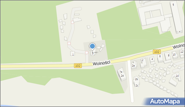 Dziwnówek, Wolności, 3, mapa Dziwnówek