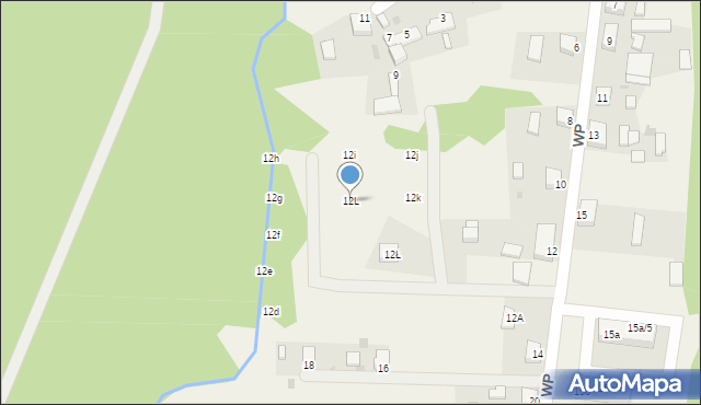 Gądków Wielki, Wojska Polskiego, 12L, mapa Gądków Wielki