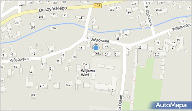 Gliwice, Wójtowska, 35, mapa Gliwic