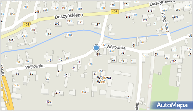 Gliwice, Wójtowska, 37, mapa Gliwic