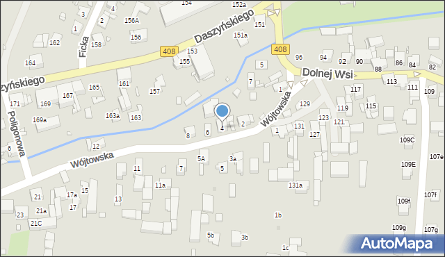 Gliwice, Wójtowska, 4, mapa Gliwic