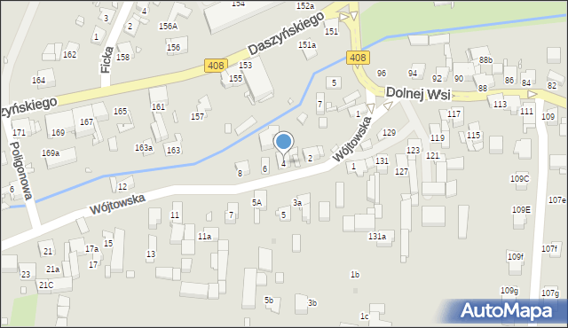 Gliwice, Wójtowska, 4, mapa Gliwic