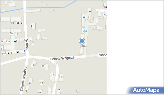 Gliwice, Wójtowska, 89l, mapa Gliwic