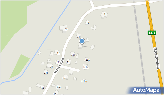 Głogów Małopolski, Wola Cicha, 145, mapa Głogów Małopolski