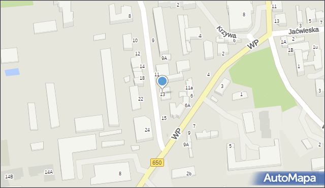 Gołdap, Wolności, 13, mapa Gołdap