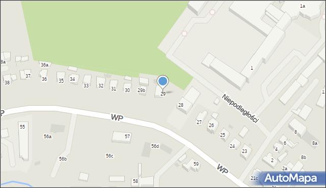 Goleniów, Wojska Polskiego, 29, mapa Goleniów