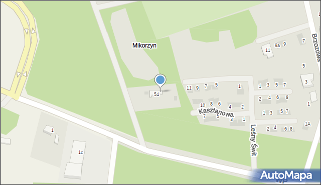 Goleniów, Wojska Polskiego, 54b, mapa Goleniów