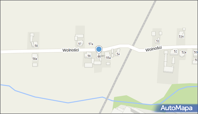 Golina, Wolności, 55, mapa Golina