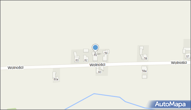 Golina, Wolności, 61, mapa Golina