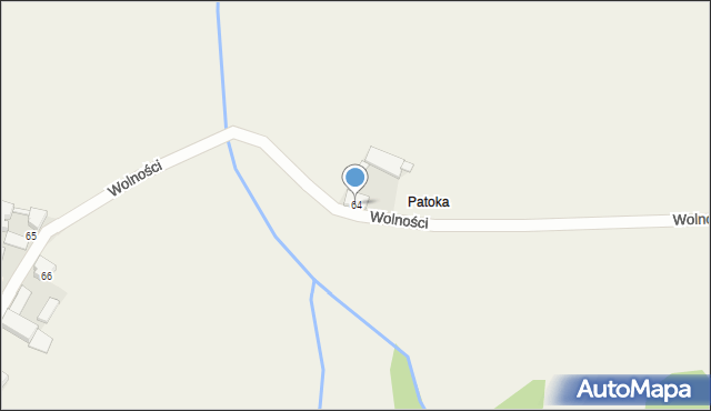 Golina, Wolności, 64, mapa Golina