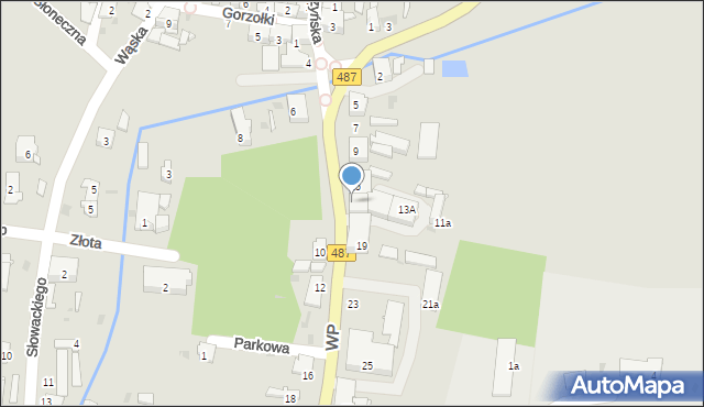 Gorzów Śląski, Wojska Polskiego, 17, mapa Gorzów Śląski