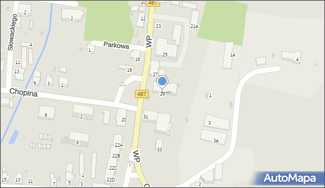 Gorzów Śląski, Wojska Polskiego, 29, mapa Gorzów Śląski