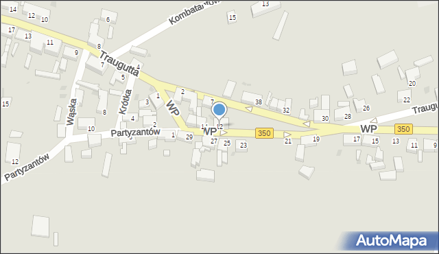 Gozdnica, Wojska Polskiego, 12, mapa Gozdnica