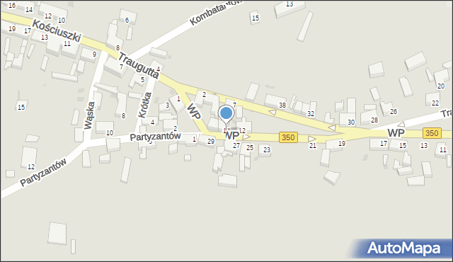 Gozdnica, Wojska Polskiego, 14, mapa Gozdnica