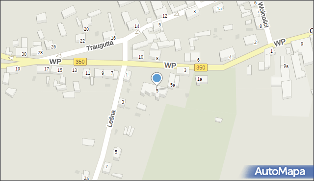 Gozdnica, Wojska Polskiego, 5, mapa Gozdnica