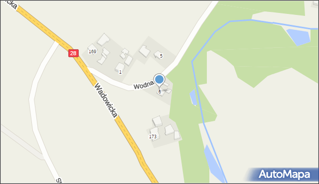 Graboszyce, Wodna, 6, mapa Graboszyce