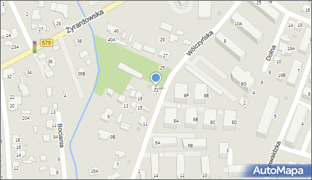 Grodzisk Mazowiecki, Wólczyńska, 21, mapa Grodzisk Mazowiecki