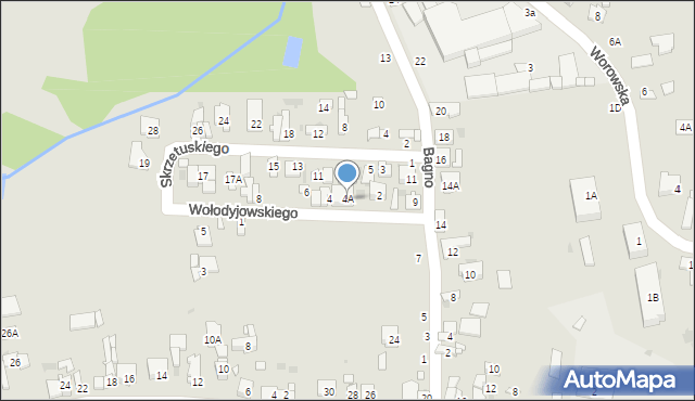 Grójec, Wołodyjowskiego Michała, 4A, mapa Grójec
