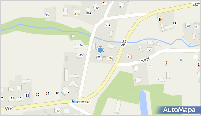 Horyniec-Zdrój, Wojska Polskiego, 55, mapa Horyniec-Zdrój