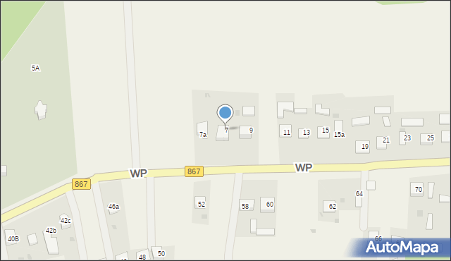 Horyniec-Zdrój, Wojska Polskiego, 7, mapa Horyniec-Zdrój