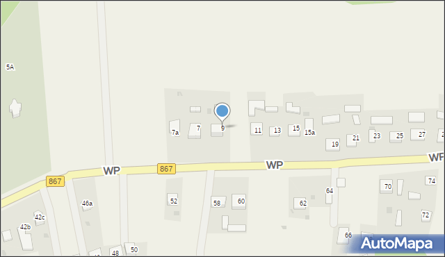 Horyniec-Zdrój, Wojska Polskiego, 9, mapa Horyniec-Zdrój