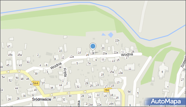 Hrubieszów, Wodna, 18, mapa Hrubieszów