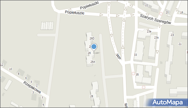 Inowrocław, Wojska Polskiego, 26B, mapa Inowrocławia